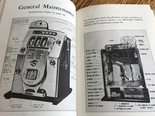 Slot Machines of Yesteryear Mills of the Forties Operator's Companion Image