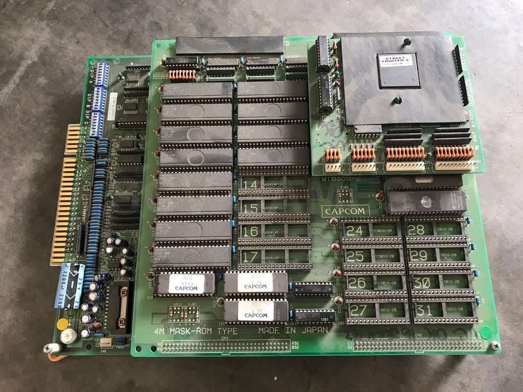 Street Fighter 2 Champion Edition PCB Board