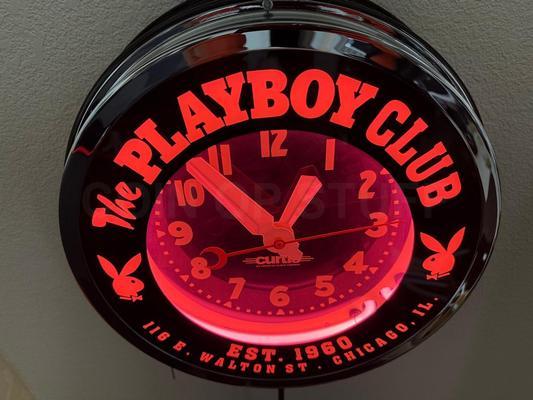 The Playboy Club Neon Curtis Clock Image