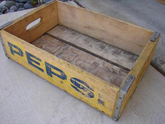 Vintage Soda Crates - Pepsi - Coca Cola - 7UP Image