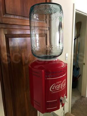 Vintage Sparkletts water cooler Restored with Coca-Cola Theme Image